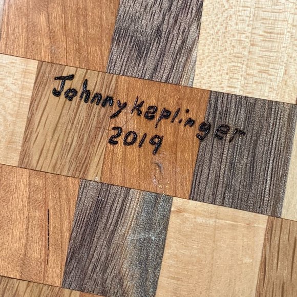 Wood Segmented Hand Crafted Bowl Artisan Signed - Picture 6 of 6